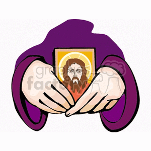 Jesus card clipart. Commercial use image # 164408