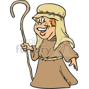 shepherd cartoon clipart