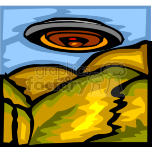 00103_UFO clipart. Commercial use image # 165020