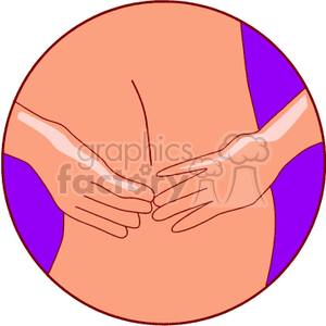   back pain ache hand hands people pains medical spine  back800.gif Clip Art Science Health-Medicine 