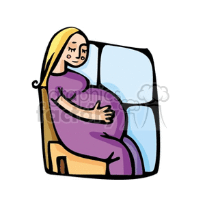 pregnant clipart. Commercial use image # 166059