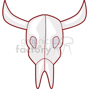   animal skull skulls bone bones desert  skull700.gif Clip Art Science Health-Medicine 