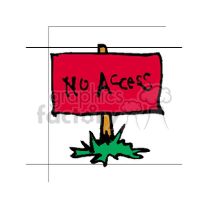   street sign signs no access  noaccess.gif Clip Art Signs-Symbols 