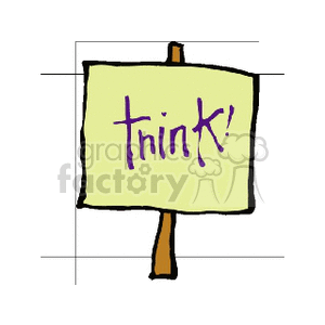   sign signs think  think.gif Clip Art Signs-Symbols 