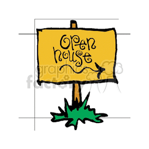   sign signs open house  openhouse.gif Clip Art Signs-Symbols Sales Events 