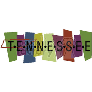 Tennessee Banner clipart. Royalty-free image # 167592