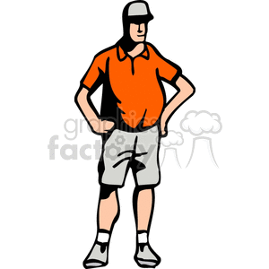 cartoon coach clipart. Commercial use image # 167784