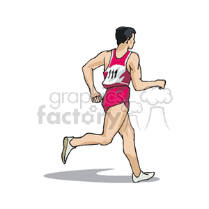   runner running run runners athlete sports marathon  athlete121.gif Clip Art Sports 