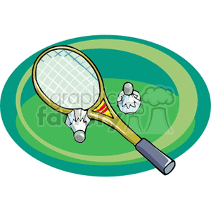 badminton clipart. Royalty-free image # 167864