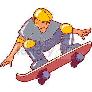   skateboard skateboarding skateboarders skateboards  skater211.gif Clip Art Sports 