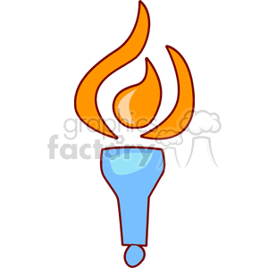   torch fire flame flames fires  torch803.gif Clip Art Sports 