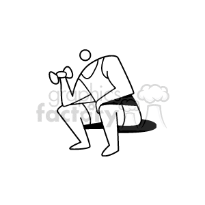 workout500 clipart. Commercial use image # 168944