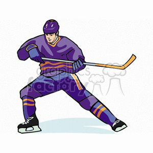 hockey player clipart. Royalty-free image # 169279