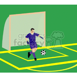   soccer ball balls player players  soccer015.gif Clip Art Sports Soccer  goalkeeper