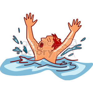 drowning201 clipart. Commercial use image # 169897