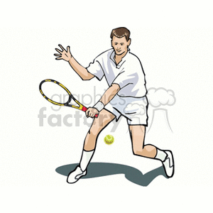 tennisplayer10 clipart. Royalty-free image # 170028