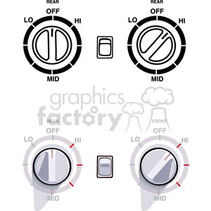 control panel clipart. Royalty-free image # 170305