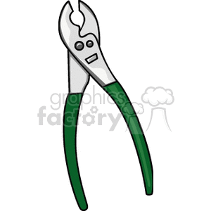 green handled pliers clipart. Commercial use image # 170313