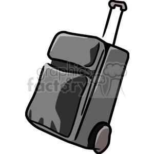 large suitcase clipart. Royalty-free image # 170319