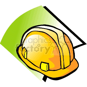 yellow-hard-hat clipart. Commercial use image # 170799