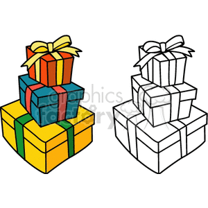   toy toys gift gifts present presents  PMY0105.gif Clip Art Toys-Games 