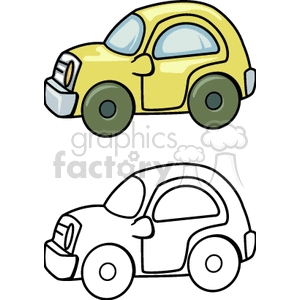 car drawing clipart. Commercial use image # 171058
