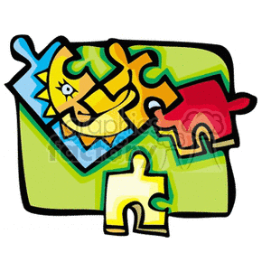 puzzle clipart. Royalty-free image # 171311
