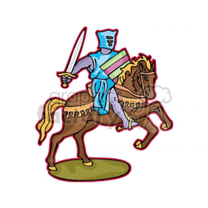   toy toys horse horses knight knights warrior warriors  toy21.gif Clip Art Toys-Games 
