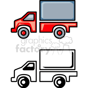   truck trucks  BTG0110.gif Clip Art Transportation 