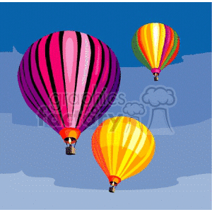   hot air balloon balloons  sport034.gif Clip Art Transportation Air 