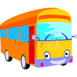 truck trucks school bus buses transport_04_147 Clip Art Transportation Land education wmf gif school