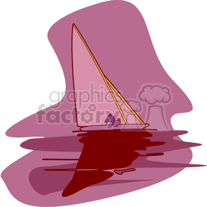   sailboat sailboats boat boats dusk  sailboat301.gif Clip Art Transportation Water 