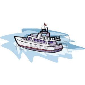   yacht boat boats  ship.gif Clip Art Transportation Water 