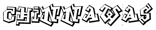 The clipart image features a stylized text in a graffiti font that reads Chinnawas.