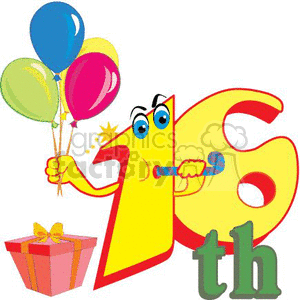 birthday birthdays anniversary anniversaries celebration celebrate balloon balloons party parties 16 16th present presents gift gifts