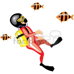 diving-007 clipart. Commercial use image # 369890