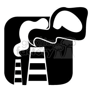 factory smoke stacks clipart. Commercial use image # 371393