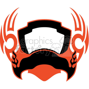 flaming template 092 clipart. Commercial use image # 372843