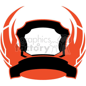 flaming template 097 clipart. Royalty-free image # 372848