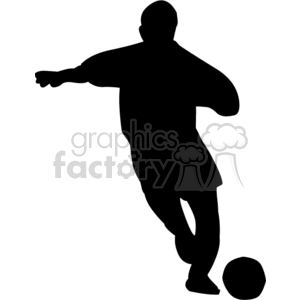 people shadow shadows silhouette silhouettes black white vinyl ready vinyl-ready cutter action vector eps png jpg gif clipart soccer football player kick ball