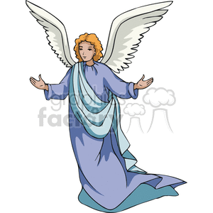 clipart - Female angel.