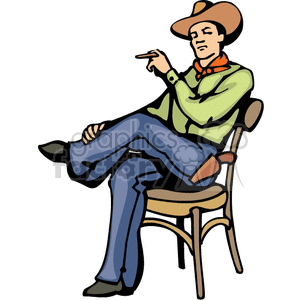 cowboys 4162007-148 clipart. Commercial use image # 374152