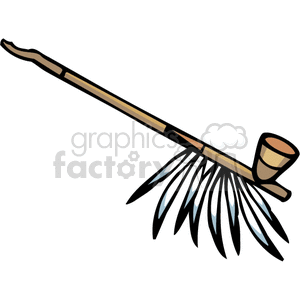 peace pipe clipart. Commercial use image # 374381