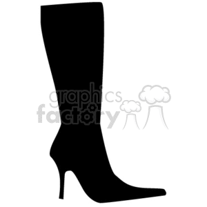 shoe shoes footwear high heel heels boot boots tall knee black+white
