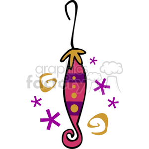 Whimsical Christmas Ornament clipart. Royalty-free image # 143366