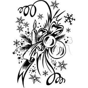 Christmas clip art images holidays decoration decorations vector vinyl-ready vinyl snowflake snowflakes snow layout design