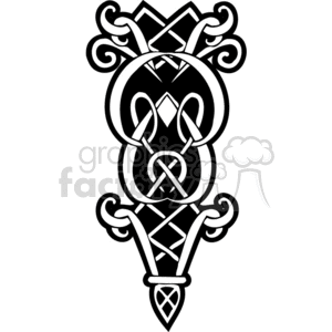 celtic design 0044b clipart. Royalty-free image # 376638