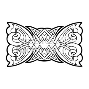 celtic design 0118w clipart. Royalty-free image # 376688