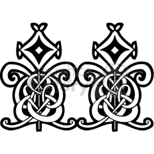celtic design 0019b clipart. Commercial use image # 376743