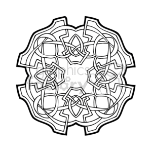celtic design 0114w clipart. Royalty-free image # 376753